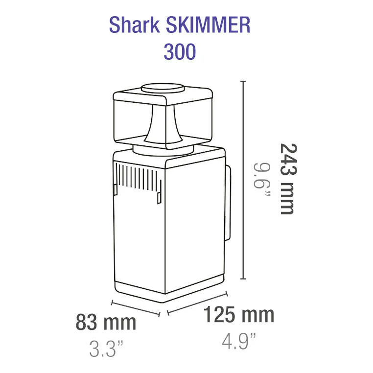 Sicce Shark 300 Protein Skimmer - Image 3