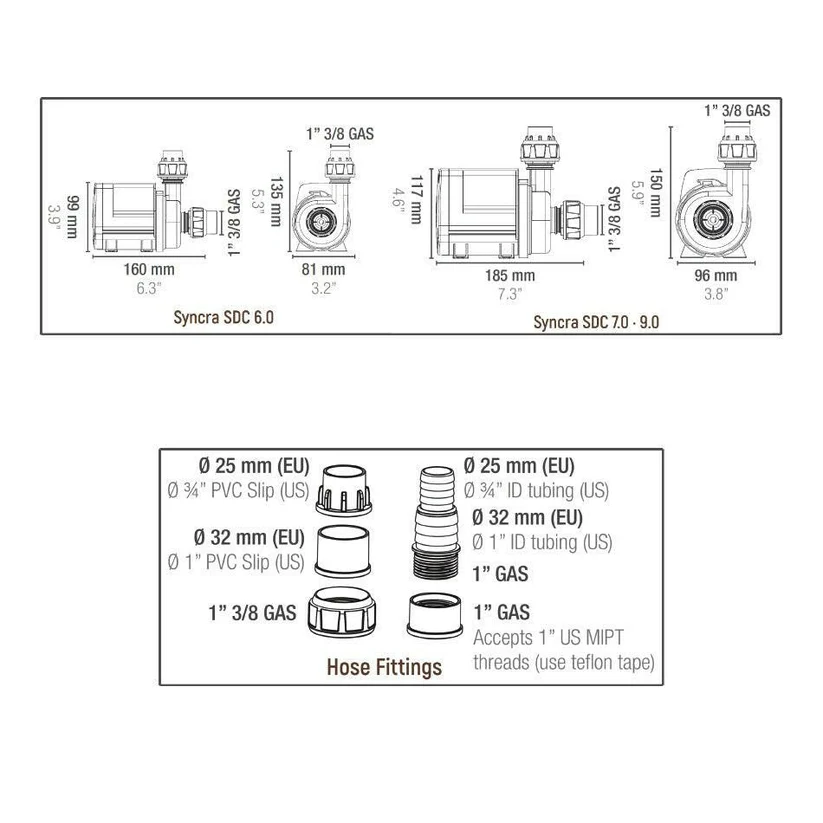 Sicce Syncra SDC Wifi Return Pump - Image 3